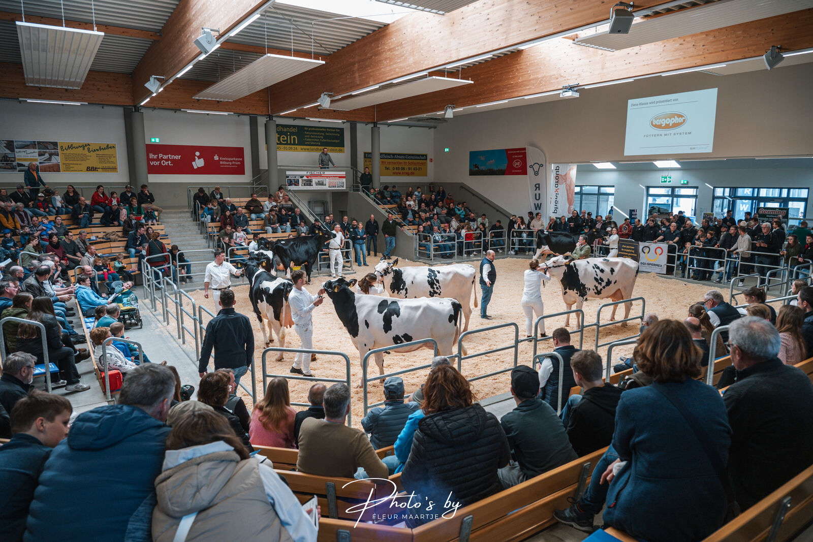 Die Auktionshalle des RUW-Regionalzentrums Rheinland-Pflaz/Saarland bot den idealen Rahmen für die RUWregional+. Zahlreiche Besucher kamen nach Fließem und erlebten eine sehenswerte Schau.