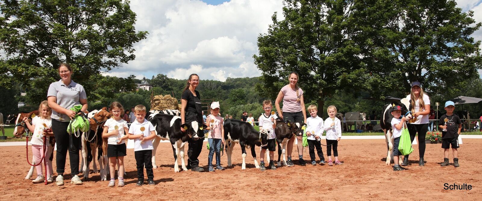 Bambinos beim Jungzüchter-Wettbewerb Klasse 1